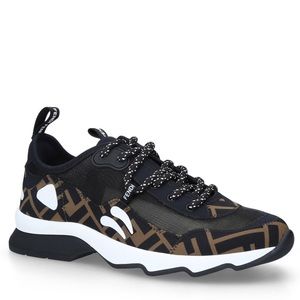 fendi freedom ff patchwork sneakers